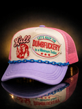 Custom Keep the Dumbfuckery to a Minimum” | Pink Purple Western Cowgirl Trucker Hat NEW