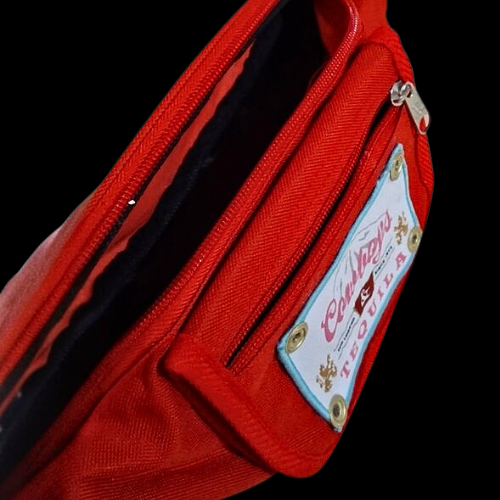 Custom Cowboys & Tequila Red Fanny Pack Belt Bag Western Festival Crossbody |Statement