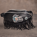 Custom 2 Fly Fringe Bum Bag Western Fanny Pack | BAM Studio One of One Boho