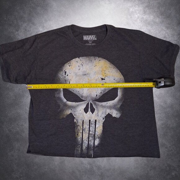 Custom Marvel Punisher Skull Crop Top | Custom Cropped by BAM | Heroes & Villains