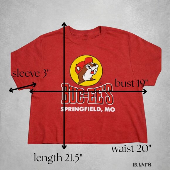 Custom Buc-ee’s Cropped Tee | Springfield Missouri |One-of-One Road Trip Graphic